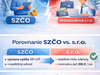 SZČO vs. jednoosobová s.r.o.