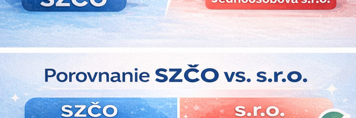                                 SZČO vs. jednoosobová s.r.o.