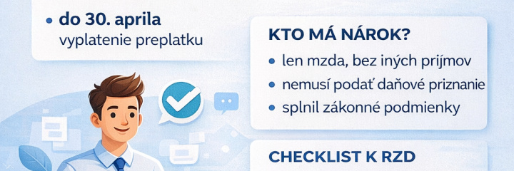 Ročné zúčtovanie dane za rok 2025